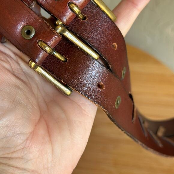 Ralph Lauren Brown Leather Belt - Picture 5 of 7